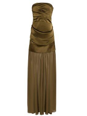 Exclusive Tallie Convertible Satin Dress- worn once
